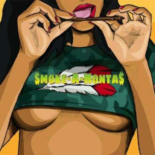 Smoke-AHontas Girl logo